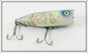 Vintage Heddon Blue Flitter Shad Chugger Spook Lure 9540 BLF