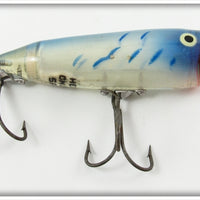 Vintage Heddon Clear Blue Seagull Chugger Spook Lure 9540 CBS