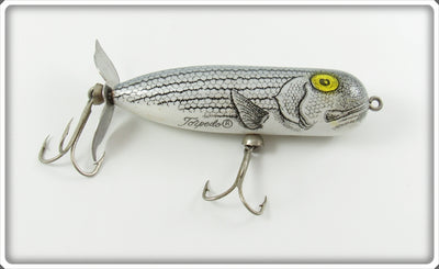 Vintage Heddon Natural Striper Magnum Torpedo Lure 362 NST