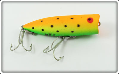 Heddon Orange Crappie Chub Chugger Spook Lure 9540 OYG