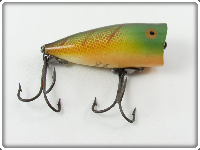 Vintage Heddon Sunfish Chugger Jr Lure 9520 SUN