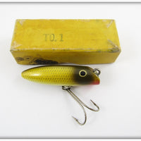 Vintage Shur Strike Gold Scale TO Trout Oreno Lure In Intro Box TO.1