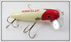 Arbogast Red Head Wooden Musky Jitterbug In Correct Box