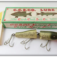 Vintage C.C.B.CO Creek Chub Silver Flash Jointed Snook Pikie Lure 5518