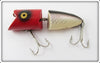 Heddon Red Head Shiner Scale Zig Wag Jr. In Correct Box