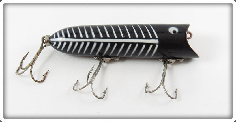 Vintage Heddon Black Shore Lucky 13 Lure 2500 XBW For Sale