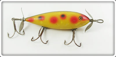 Vintage South Bend Yellow With Spots Surf Oreno Lure 963 Y 