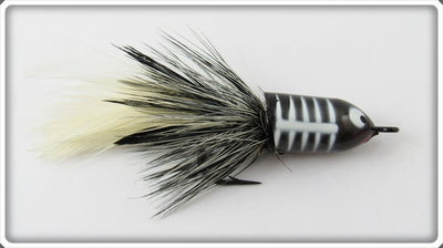 Vintage Heddon Black Shore Wilder Dilg Spook Fly Rod Lure 910 XBW