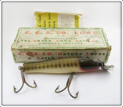 Creek Chub C.C.B. CO Pikie Scale Tarpon Pikie In Correct Box 4000