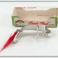 Vintage Creek Chub Red Bucktail Cohokie Lure In Box