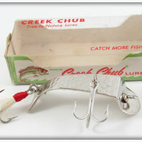 Vintage Creek Chub White Bucktail Cohokie Lure In Box 