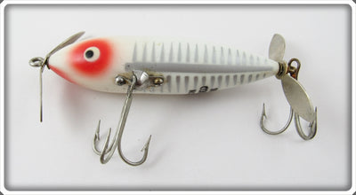 Vintage Heddon White Shore Floppy Props Wounded Spook Lure 9140 XRW