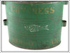 Congress Green Minnow Can With Fish Stencil