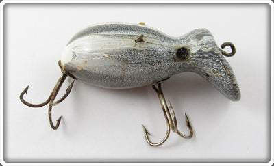 Vintage Bud Stewart Grey Swirl Crippled Mouse Lure