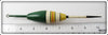 Ideal Green, White, & Yellow Bobber Float