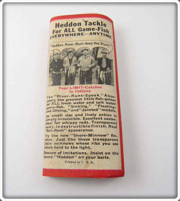 Vintage Heddon Vest Pocket Catalog 