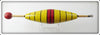 Ideal Yellow, Red & Black Bobber Float