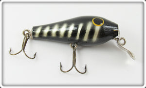 Vintage Hollenbach's Black With Silver Stripes Lure