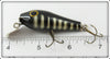 Hollenbach's Black With Silver Stripes Lure