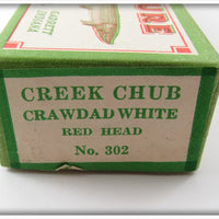 Creek Chub Red Head White Body Crawdad Empty Box