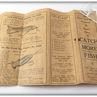 Creek Chub Intro Pikie In Box With Catalogs