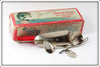Vintage Heddon Nickel Plate King Stanley Lure 290NP In Box 