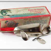 Vintage Heddon Nickel Plate King Stanley Lure 290NP In Box 