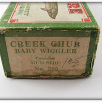 Creek Chub Red Side Baby Wiggler Empty Box