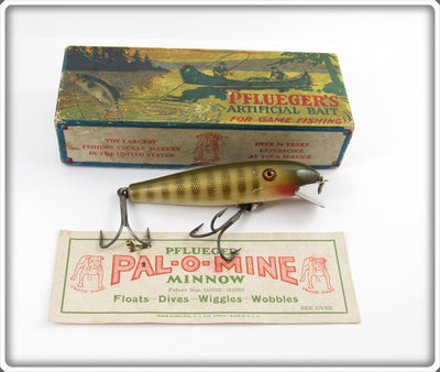 Pflueger Natural Pike Scale Palomine In Correct Box 5004 Nat