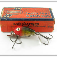 Vintage Shakespeare Green Perch Dopey Lure In Box GPR 6603