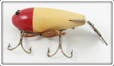Vintage Creek Chub Red Head White Seven Thousand Crawdad 7002