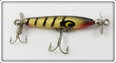 Vintage Smithwick Black & White Striper Race Horse Lure