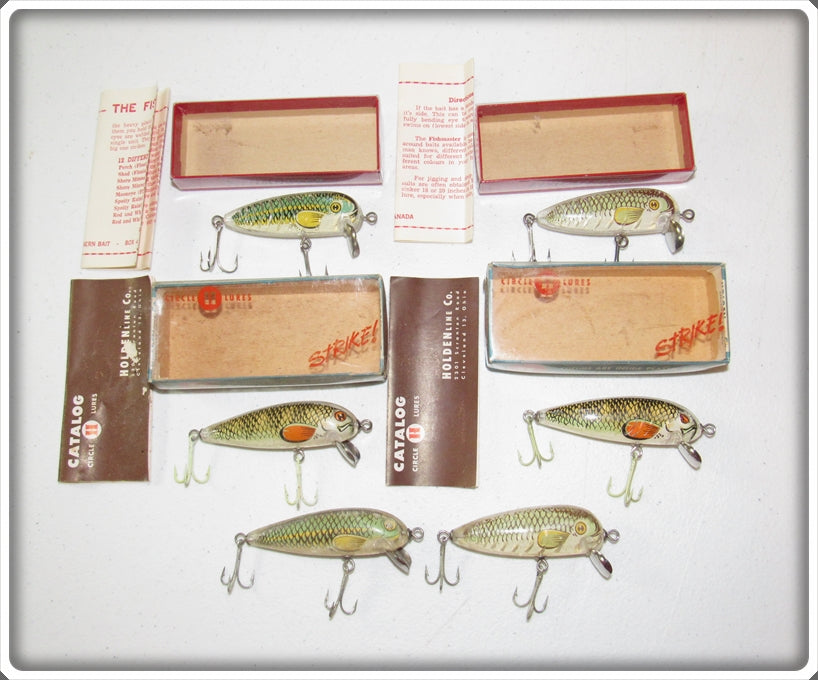 Vintage Circle H Sourpuss & Fishmaster Sinker Lure Collection