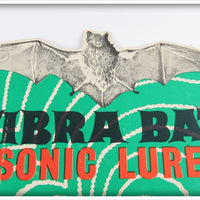 Vibra Bat Orange Sonic Lure On Original Unpunched Card