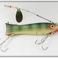 Ed Latiano Perch Large Heddon Dowagiac Spook Type Lure