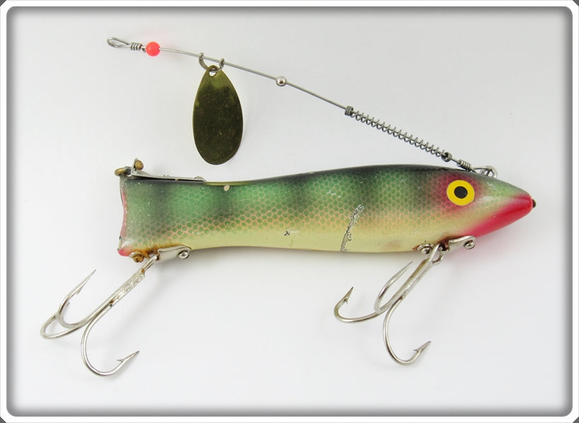 Ed Latiano Perch Large Heddon Dowagiac Spook Type Lure