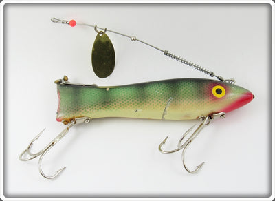 Ed Latiano Perch Large Heddon Dowagiac Spook Type Lure