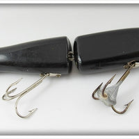 Ed Latiano Black Prototype Test Bait Jointed Minnow Lure