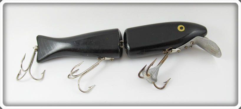 Ed Latiano Black Prototype Test Bait Jointed Minnow Lure
