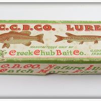 Creek Chub Red Head White Jointed Snook Pikie In Correct Box 5502