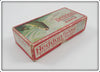 Heddon Empty Box For Red & White Baby Crab Wiggler