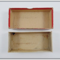 Heddon Empty Box For Red & White Baby Crab Wiggler