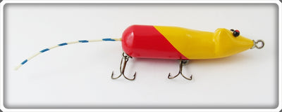 Vintage Larry Basting Yellow & Red Basting Mouse Lure