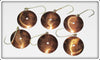 Canadian Baits Inc. Dealer Box Of 12 Copper Round Spoons
