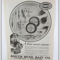 Vintage 1921 South Bend Vacuum Bait, Line & More Ad