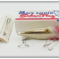 Vintage Mac's Lures Gold Mac's Squid Salmon Plug In Box 