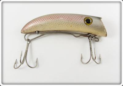 Vintage Nelson Silver Scale Banana Salmon Plug Lure