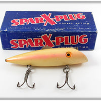 Vintage Maygard Tackle Co Pearl Pink SparX Salmon Plug In Box 