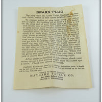 Maygard Tackle Co Pearl Red Skeleton SparX-Plug In Box