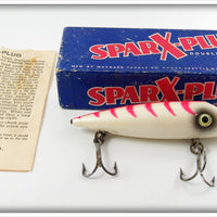 Maygard Tackle Co Pearl Red Skeleton SparX-Plug In Box